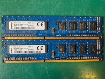 RAM Kingston PC3L DDR3L 1600 2x4GB 8GB 12800U PC