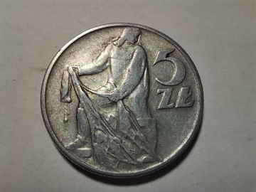 5 złotych RYBAK 1960