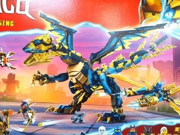 Lego Ninjago 71796 Smok Błyskawicy bez figurek 