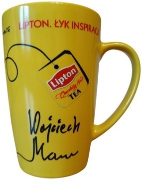 Kubek herbata Lipton - Wojciech Mann - RARYTAS