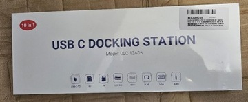 Stacja dokująca USB C HDMI 4k VGA RJ45 SD PD audio