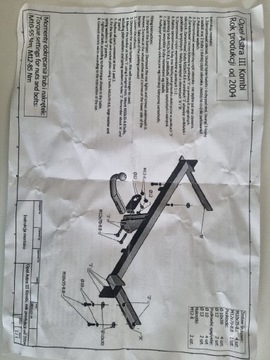 Hak holowniczy Opel Astra kombi H 2004-2014