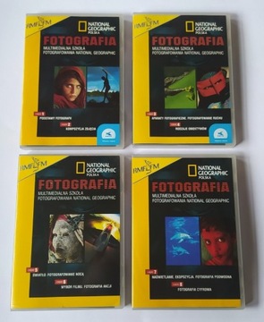 Szkoła Fotografowania National Geographic 4 DVD