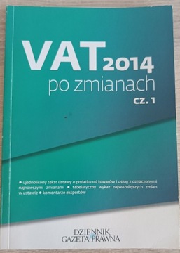 VAT 2014 po zmianach cz. 1 Krywań, Zalewski