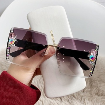 Okulary przeciwsłoneczne z cieniowanymi szkłami 