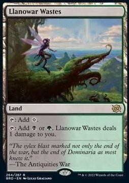 Llanowar Wastes BRO - MTG (dostępne 2 sztuki)