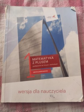 Matematyka z plusem 1 wersja dla nauczyciela 