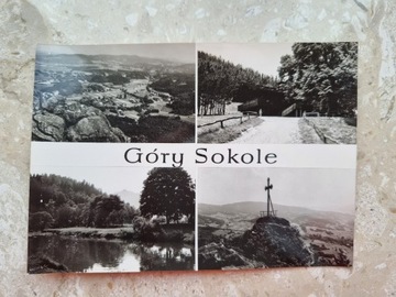 GÓRY SOKOLE - 1 czarnobiała pocztówka z 1970