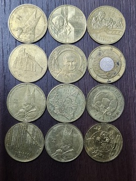 Moneta 2zł ZESTAW 12 monet za śmieszną kasę!
