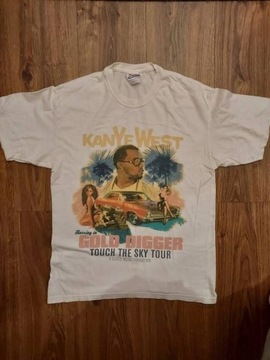 Koszulka vintage merch kanye west golddigger yeezy