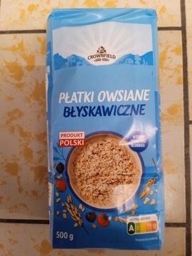 Płatki owsiane błyskawiczne naturalne 500g Lidl