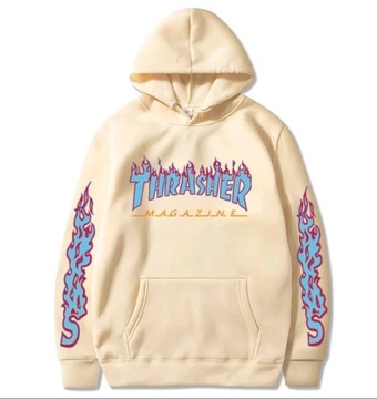 Bluza męska nowa napis THRASHER 