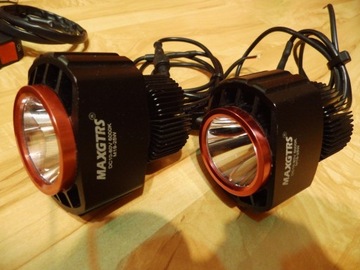 LAMPY HALOGENY 25W 6000K 10-80V+ PRZEŁĄCZNIKI BDB