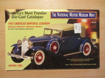 Katalog National Motor Museum Mint 2002 (1:32)