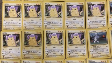 Pikachu base set karty pokemon