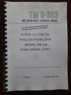 Jeep Willys MB Ford GPW instrukcja naprawy