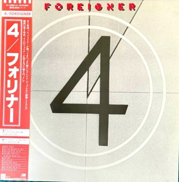 FOREIGNER 4 NM/EX/VG+ JAPAN OBI 1981 ATLANTIC JAPANDOITBETTER