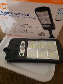 Lampa solarna LTC 24 W 1800 lm zasilanie solarne