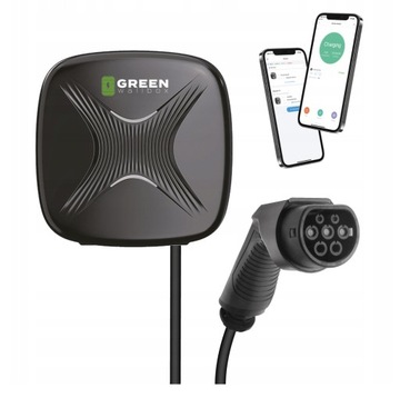 Green Wallbox Smart 22kW Type 2 z aplikacją 3 fazy