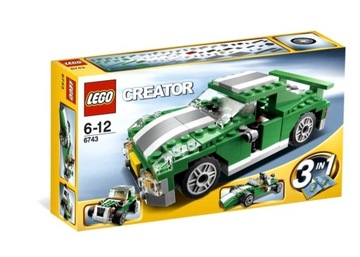 Lego 6743 Creator 3 in 1 samochód sportowy 6-12 