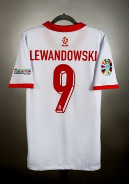 Koszulka reprezentacji Polski Euro 2024 LEWANDOWSKI 9 Wysyłka 24h
