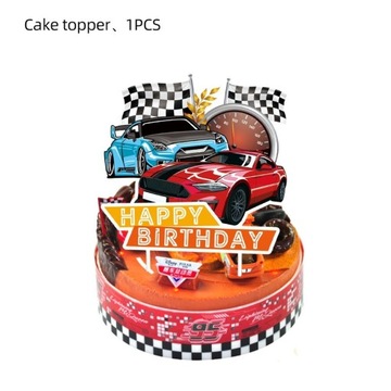 Topper piker 1 szt Hot Wheels na tort