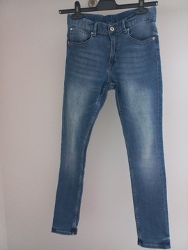 H&M SKINNY FIT spodnie jeansy 158 DENIM