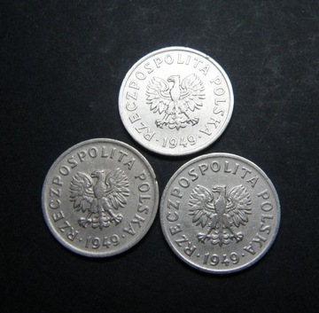 10 gr groszy 1949 miedzionikiel 