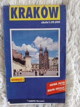 Kraków plan miasta mapa