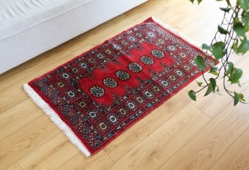 Wełniany dywan turecki 130x80 cm z frędzlami 