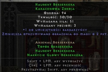 Arsenał Berserkera Diablo 2 Resurrected NON LAD PC