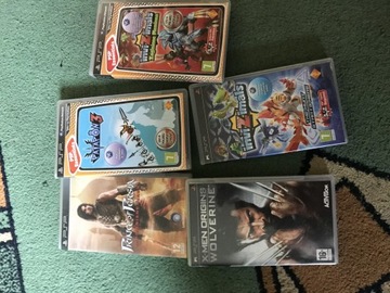 Zestaw psp Wolverine,Prince,Invizimals,Patapon 3