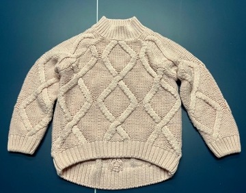 Sweter Reserved dla dziewczynki 110 st. b. dobry