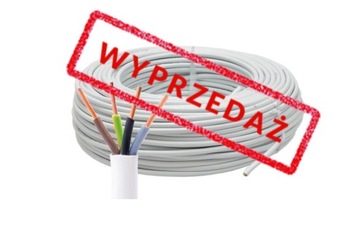 Przewód kabel okrągły 4x1,5 Elektrokabel 50m.