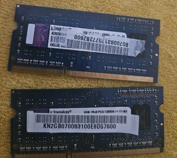 Kingston 2GB 1Rx8 PC3-12800S-11-11-83 