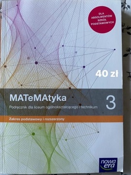 Podręcznik matematyka klasa 3