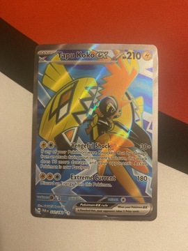 Pokemon TCG Paradox Rift Tapu Koko ex 222/182