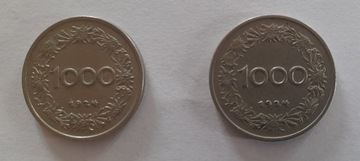 1000 koron Austria 1924 (2szt.)