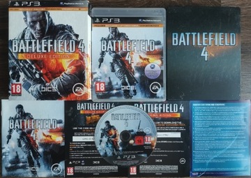 Battlefield 4 Deluxe Edition PS3.Komplet Steelbook