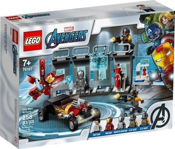 LEGO 76167 Marvel - Zbrojownia Iron Mana NOWY