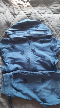 Dres  cienki materiał Bluza spodnie H&M 134 140 
