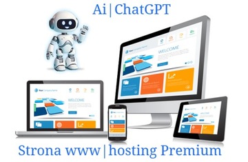 Strona internetowa z Ai ChatGPT + hosting Premium