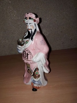 stara chińska figurka porcelanowa MĘDRZEC ok 28 cm