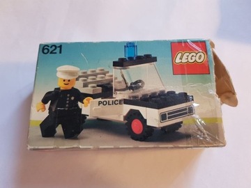 LEGO 621 Police Car Pudełko + Instrukcja 1978 rok