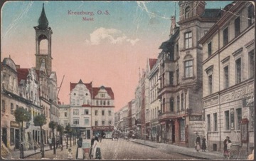 Kreuzburg O.S. Kluczbork Rynek 1920