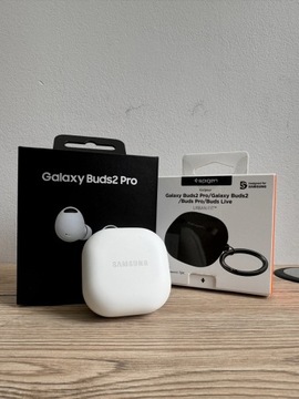 Galaxy Buds 2 Pro Biale + Etui