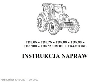 Instrukcja Napraw New Holland TD 5.65 TD 5.75 PL