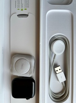Apple watch 6, GPS, 44mm, szary, rozmiar paska M/L