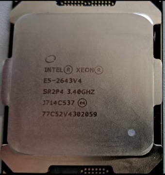 Intel Xeon Processor E5-2643 v4