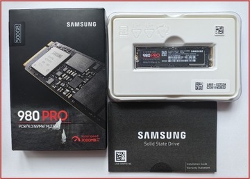SAMSUNG 980 PRO PCE-E 4.0 M.2 SSD BOX GW